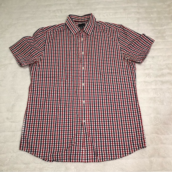 H&M Other - H&M Premium Cotton Men’s Button Up Shirt Checkered Large